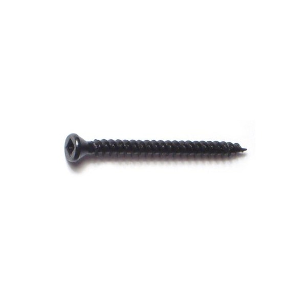 Buildright Drywall Screw, #6 x 1-5/8 in, Steel, Trim Head Square Drive, 245 PK 08840 - main